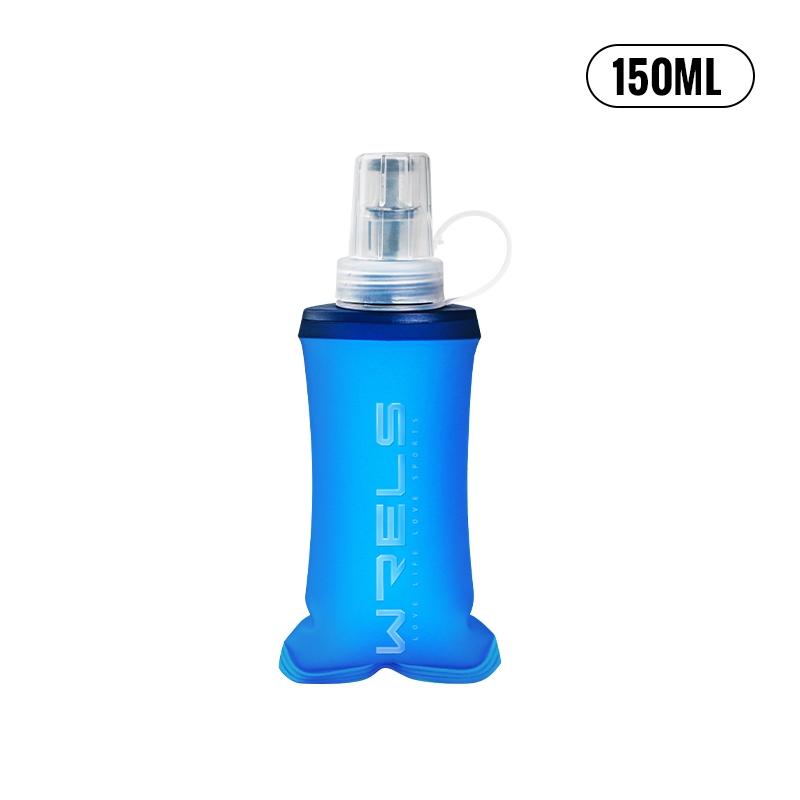 Wrels Lightweight Foldable Drink Bottle, Small Volume Large Capacity Sports Water Bottle, Available in 150ML, 250ML, 500ML, Portable Sports Bottle