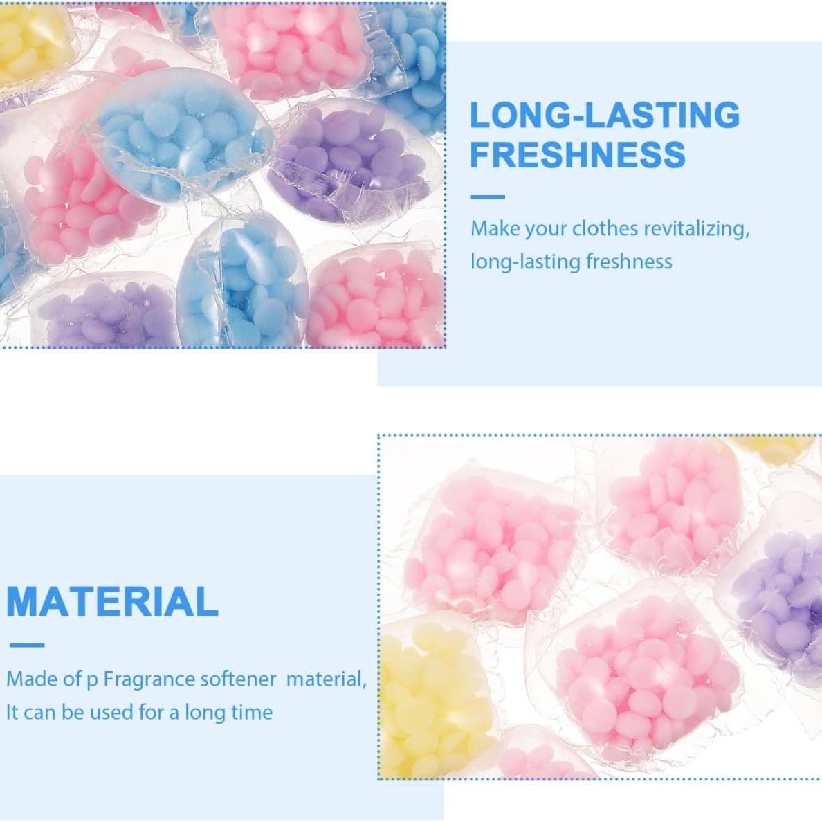 Laundry Scent Booster Beads, 30pcs/60pcs/110pcs/250pcs Fresh Scent Beads; Laundry Beads for Washing Machine, Reduce Static Cling, Long Lasting Scent, Make Clothes Fresher; S and Aroma Booster During Laundry Process