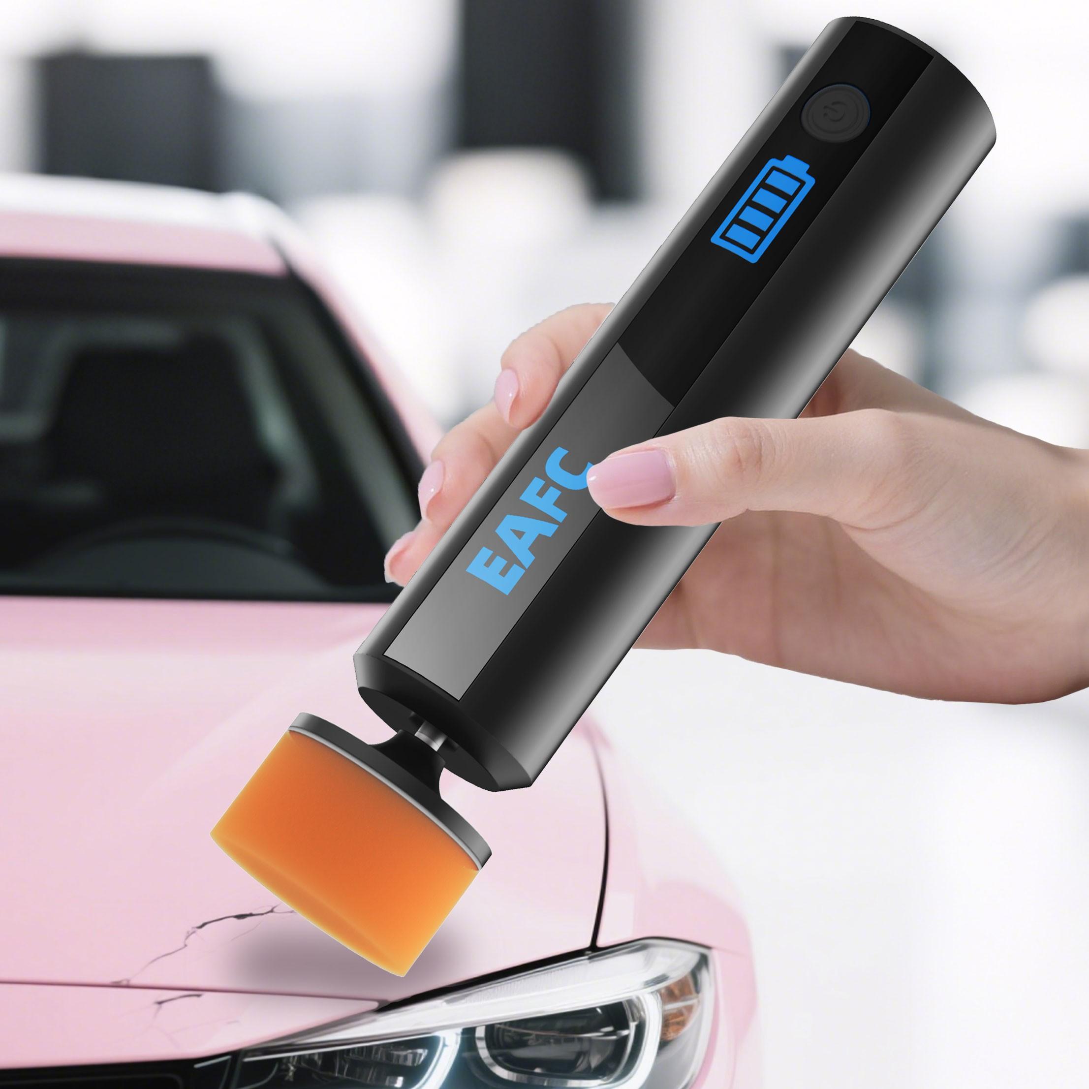 Mini Polishing Machine for Cars, Car Polisher Tool, USB Charging Wireless Car Paint Scratch Repair, Windshield Oil Film Remover, Detail Polishing Kit