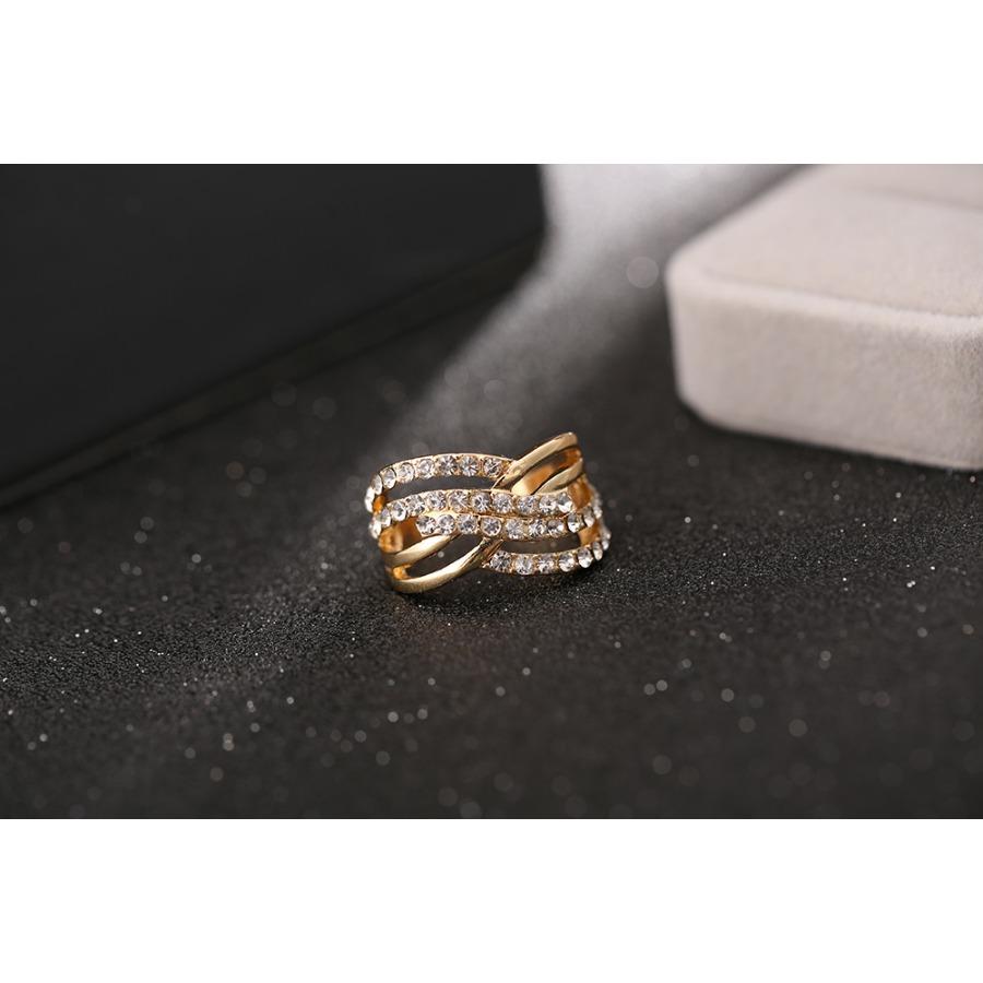 Twist diamond ring, ring women's hollow engraved diamond ring