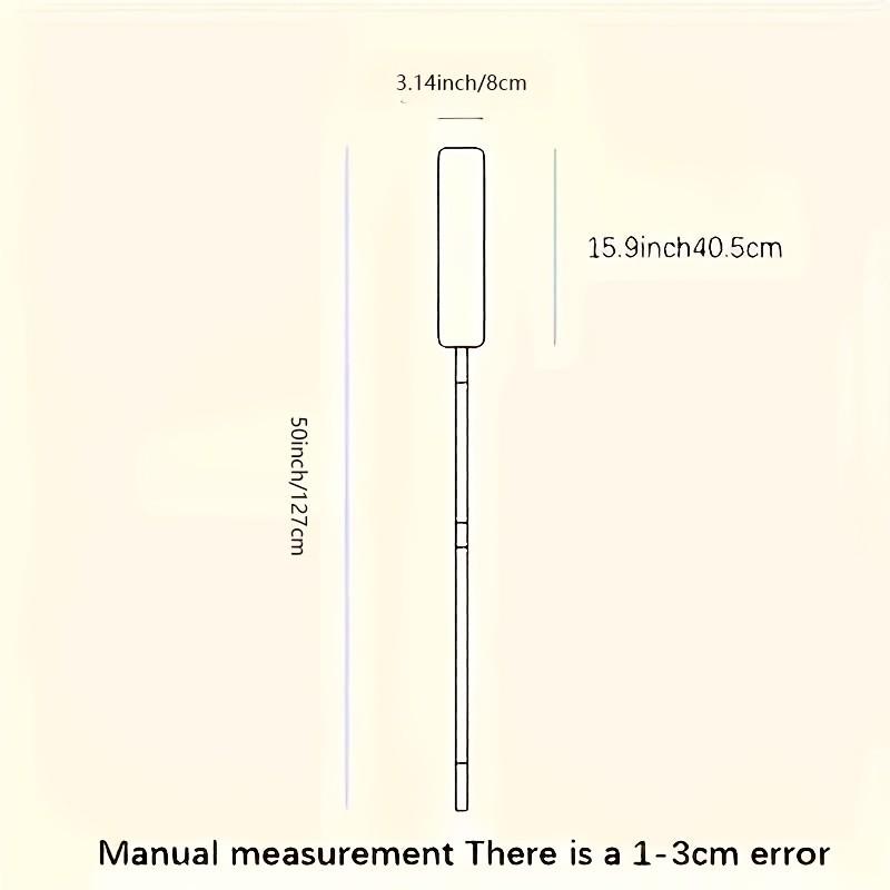 Extendable Microfiber Duster with Long Handle, Dust Capture, Reach Hard-To-Access Areas and Corners, Ideal for Bedroom, Living Room & Home Cleaning