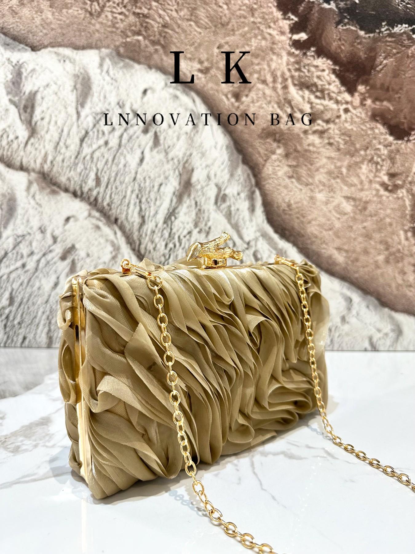 Floral Party Clutch Bag, Fashion Crossbody Shoulder Bag, Women's Evening Wedding Handbag, Elegant Evening Purse, All Seasons