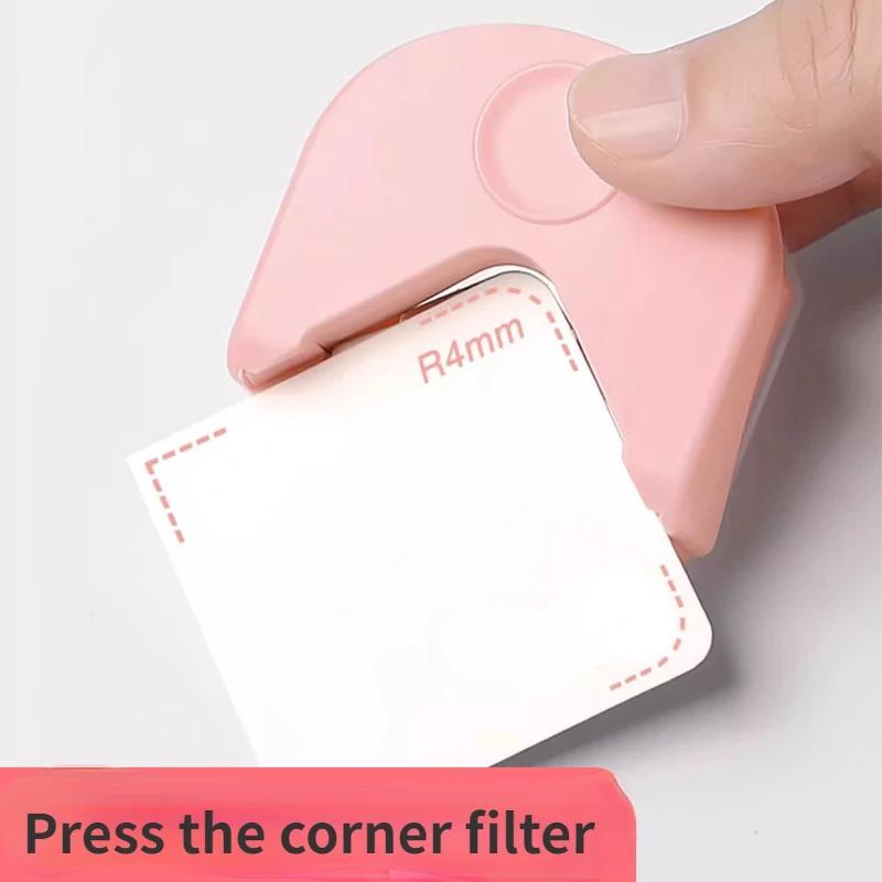 Round Cutting Machine Button Maker, Corner Rounder Punch Portable Paper Cutter, Photo Cutting Tool, Essential Office Supply