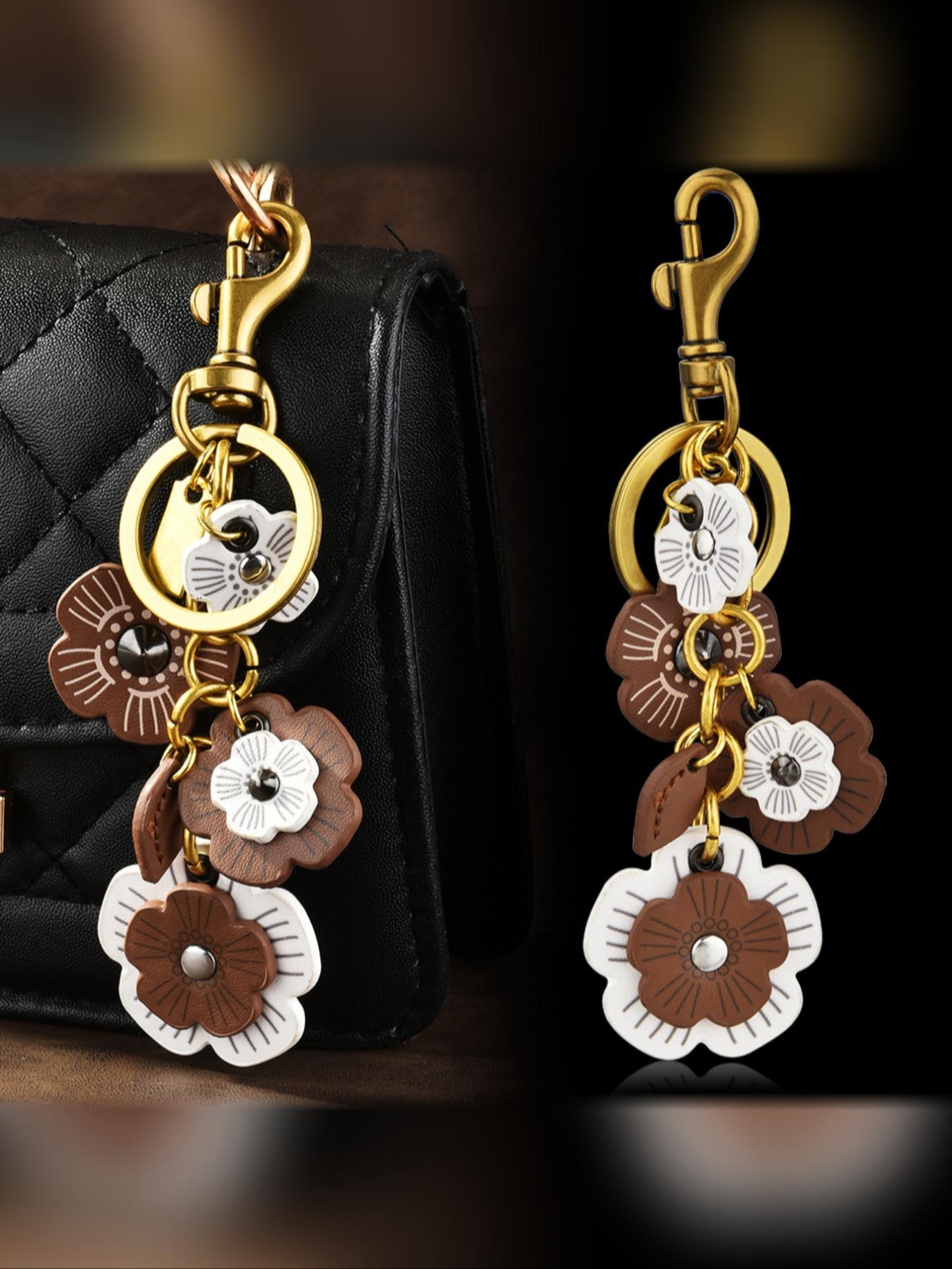 New Zeus Bag Extension Chain, Shoulder Bag Extender Flower Chains Accessory Keychain, Charms For Bags, Casual Style All Seasons