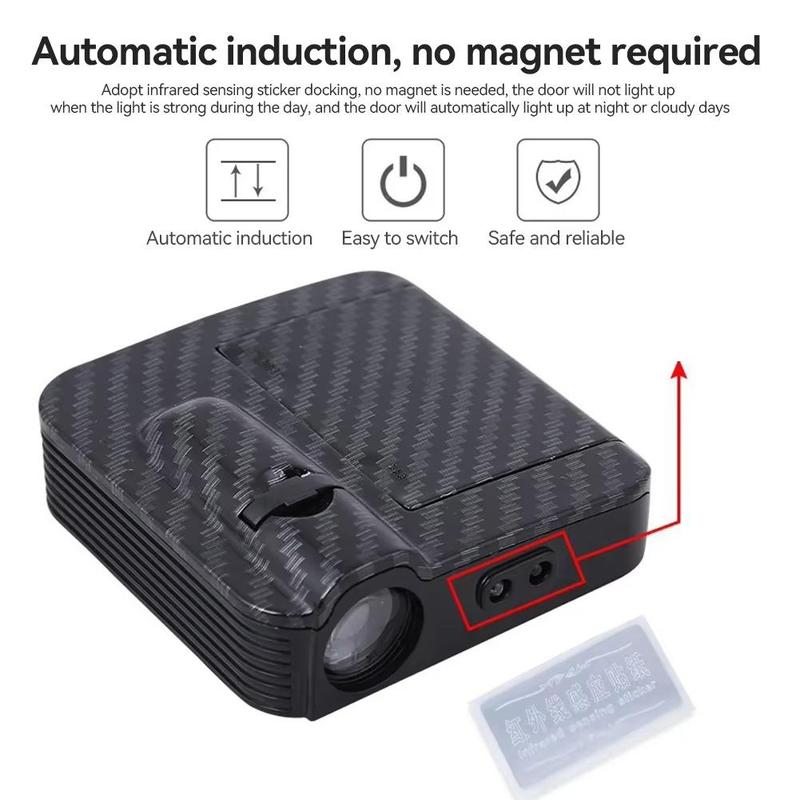 Vehicle Welcome Light Logo Projector Lamp Accessories for Volkswagen GTI, Polo, Golf, Passat, Tiguan, Arteon, Touareg, Tiguane, Caddy, Jetta, Bee