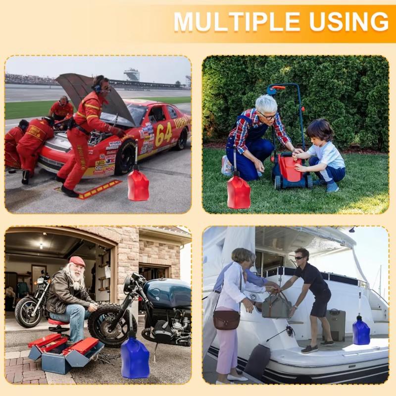 Gas Can Nozzle, Fuel Can Hose with Hose Bend Tool, Racing Plastic Gas Can, Upgrade Filter Design, Trigger Hose, Automotive Vehicle Tool