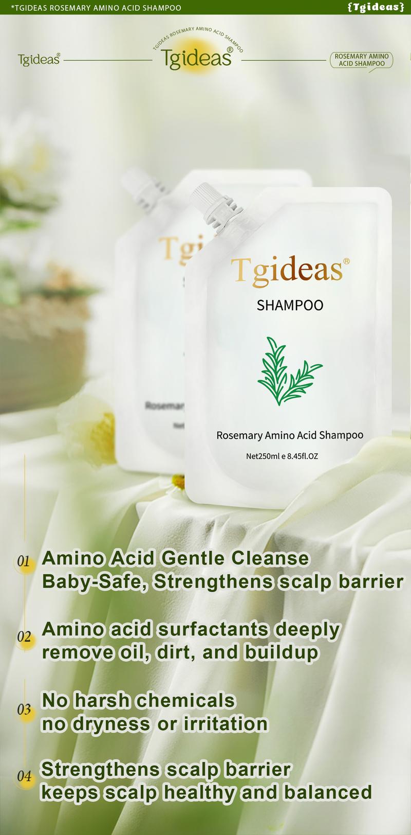 【 Buy 1-Get 1 Free!】Tgideas Anti-Hair Fall Hair Loss Treatment Shampoo Oil Control Anti Dandruff Haircare Rosemary Zinc PCA Help Hair Growth Amino Acid Hydrolyzed Protein Repair Reduce Hair Loss Scalp Cleanser Conditioner 250ML Gentle Smoother 【 Buy 1-Get 1 Free!】Tgideas Anti-Hair Fall Hair Loss Treatment Shampoo Oil Control Anti Dandruff Haircare Rosemary Zinc PCA Help Hair Growth Amino Acid Hydrolyzed Protein Repair Reduce Hair Loss Scalp Cleanser Conditioner 250ML Gentle Smoother