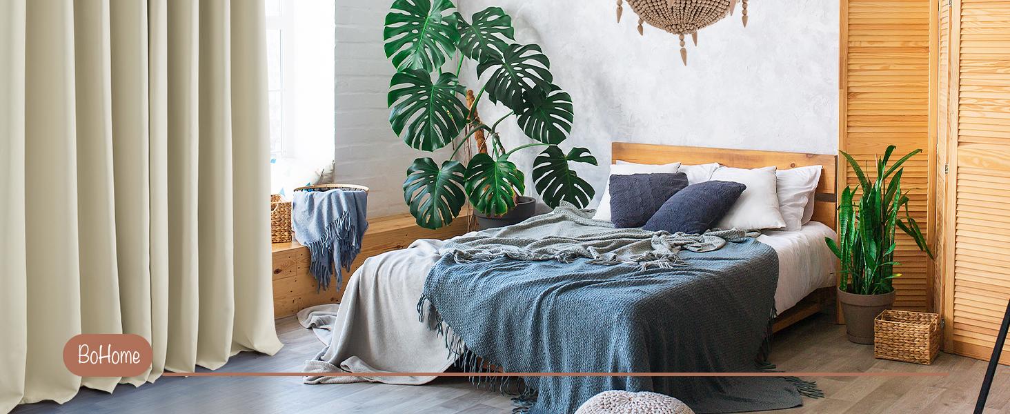 1 Panel Solid Color Blackout Curtains – Thermal Insulated Drapes for Living Room, Bedroom, Home Decor, Christmas Gifts & Decorations