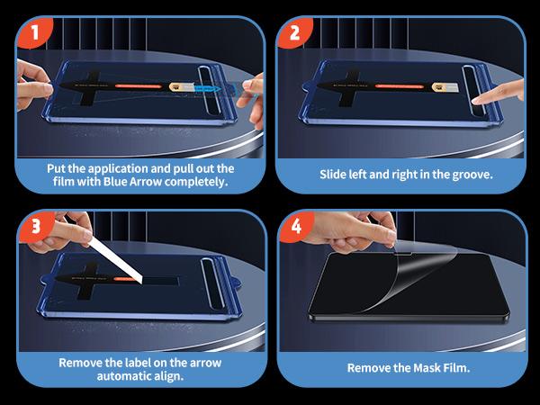 MAGIC JOHN iPad Screen Protector Tempered Glass Case Friendly Apple Pencil Compatible