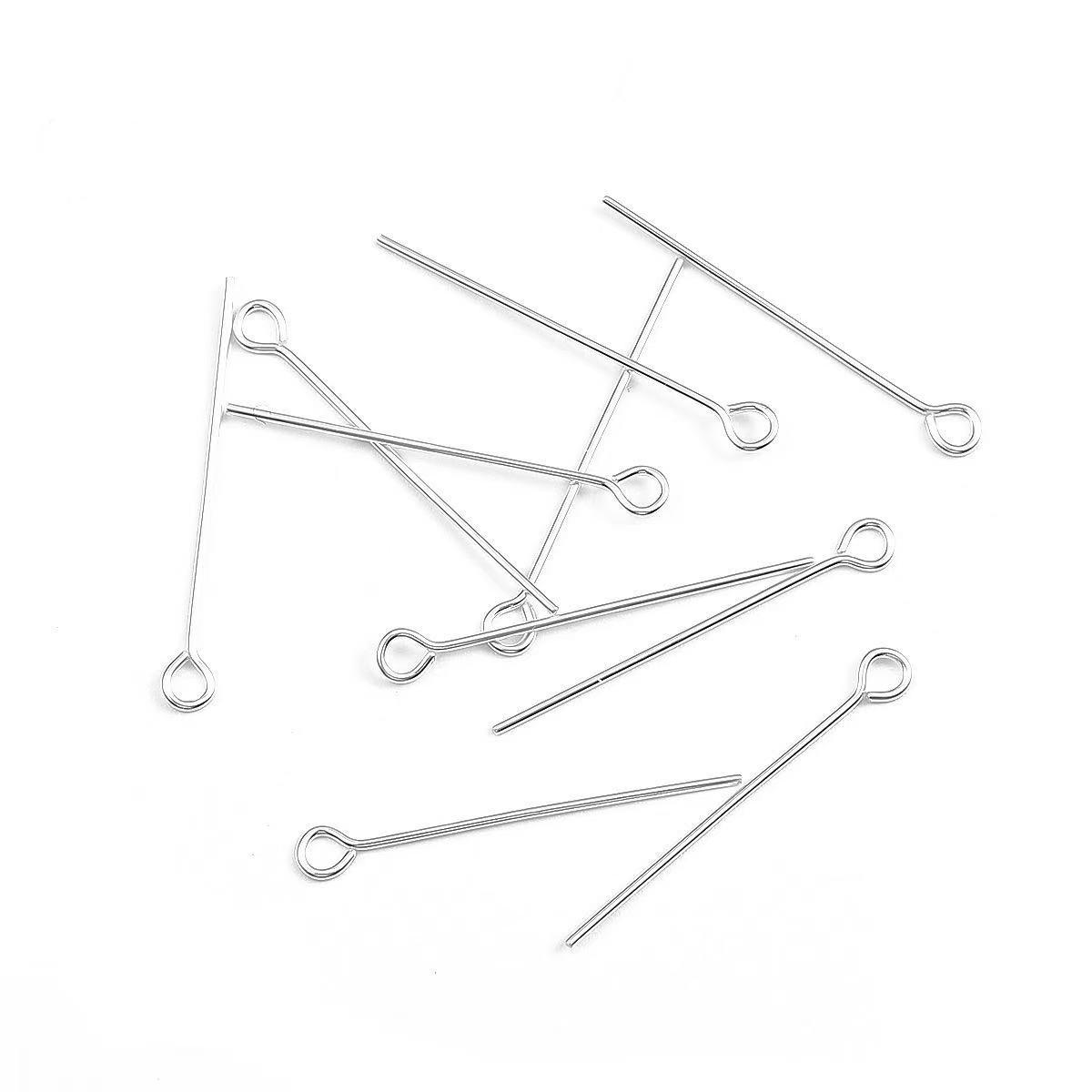 DIY Jewelry Making Supplies, 9-Piece Iron Needle Set, Electroplated Handmade Bead Stringing Tools, Essential Craft Accessories