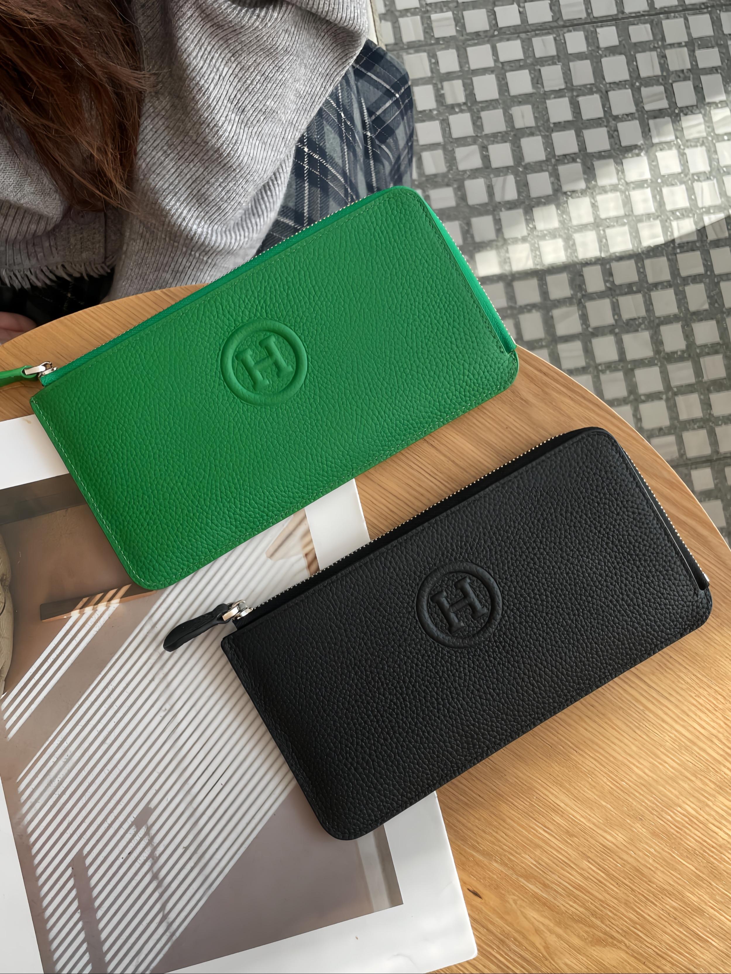 Fashionable Letter Embossed Zip Wallet, 6 Color Options, Multi-Functional Card Holder, Ladies' Long Wallet, High-Quality Women's Coin Purse