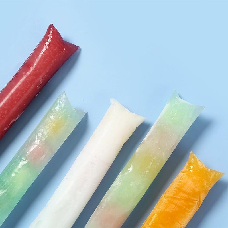 50/100 Pcs Ice Pop Bags, 30cmx5.5cm Plastic Mold, Self-Seal, Durable, Ideal for Ice Cream, Yogurt, Parties, Travel, Wedding, Birthday, Kitchen Supplies