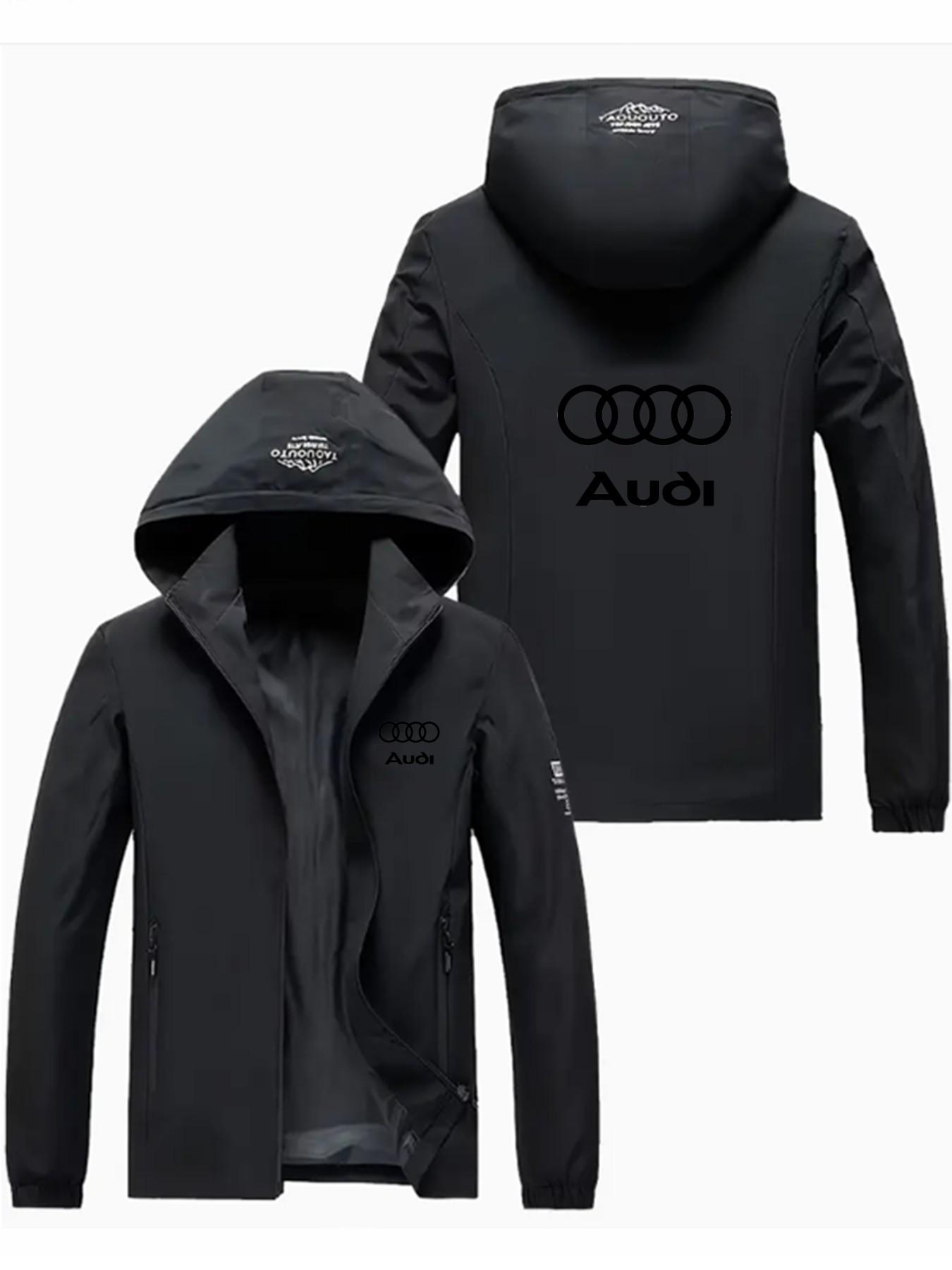 Creative Pattern Print Flying Jacket, Smooth Polyester Fabric, Fitted Design, Street Style, Comfortable Daily Wear, Spring & Fall