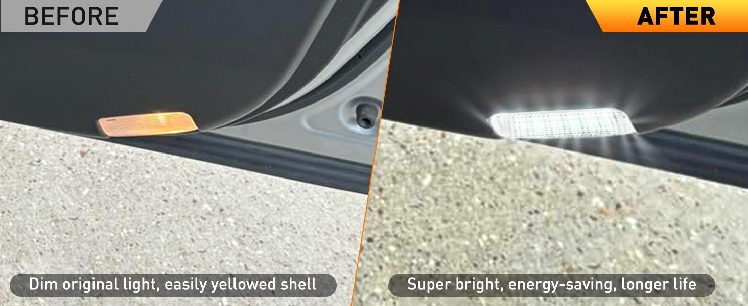 Nilight 2PCS LED Interior Door Panel Light Courtesy Lights White Beam Plug and Play for Toyota Avalon Sienna Venza Camry Prius 4Runner Lexus IS ES GS LS RX GX LX Subaru BRZ Lighting Accessories