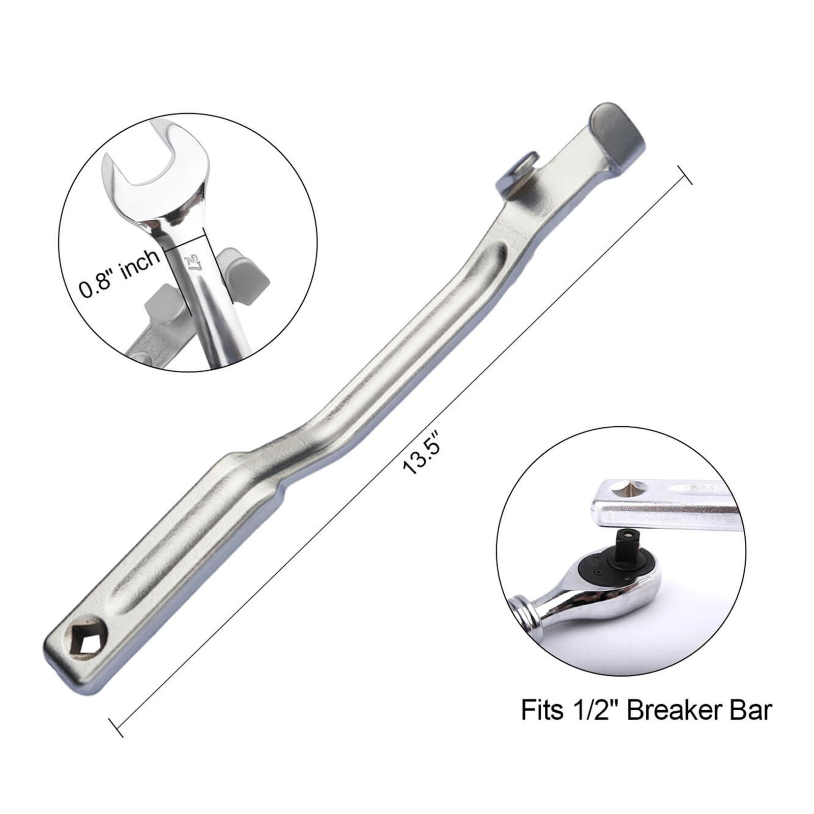 AltitudeCraft Wrench Extender Tool Bar – Durable Wrench Extension with 1/2" Square Hole for Torque Boost, Efficient Mechanics Hardware Tool for Industrial Use, Tradesmen & DIYers – Universal Design