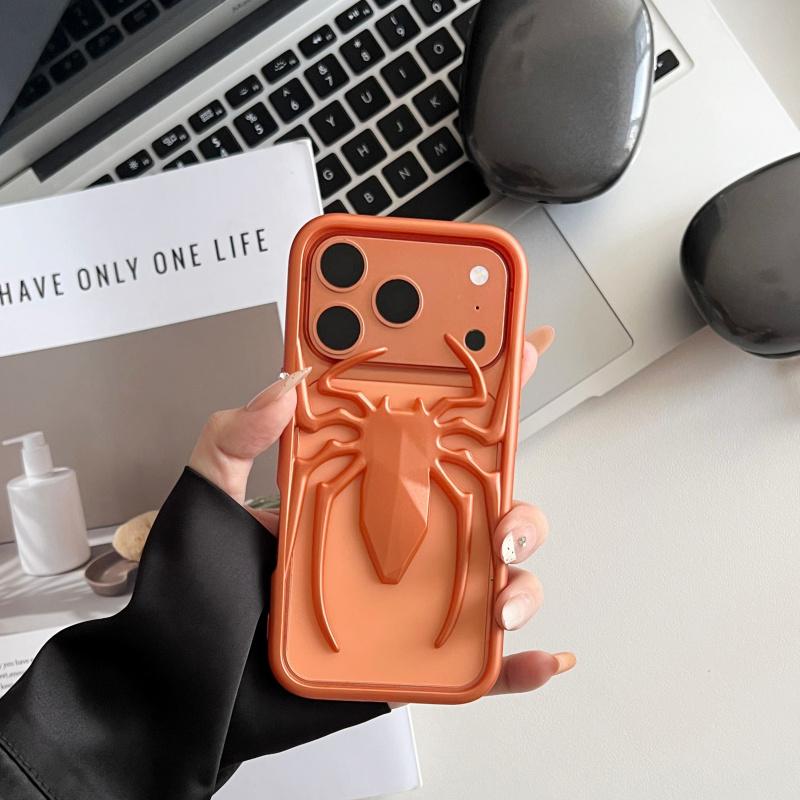 Hollow Spider Matte Matte Suitable for iPhone 17/16/15/14 Soft Case