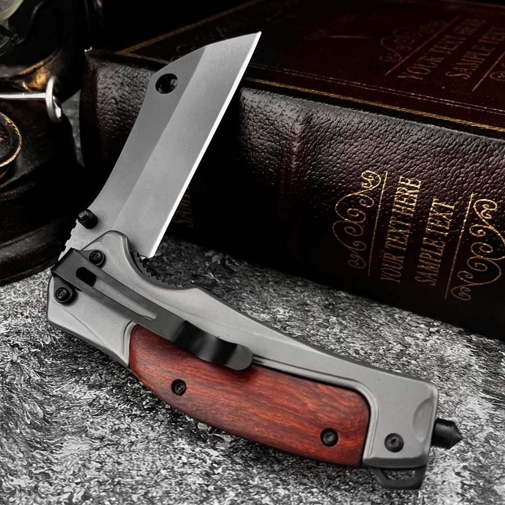 New High-Quality DA107 Pocket Folding Knife with 5Cr13Mov Stainless Steel Blade Everyday Carry, Outdoor, Knife Camping, Jungle, Hiking, and Survival Tool, EDC Survival Tool, Outdoor Knives