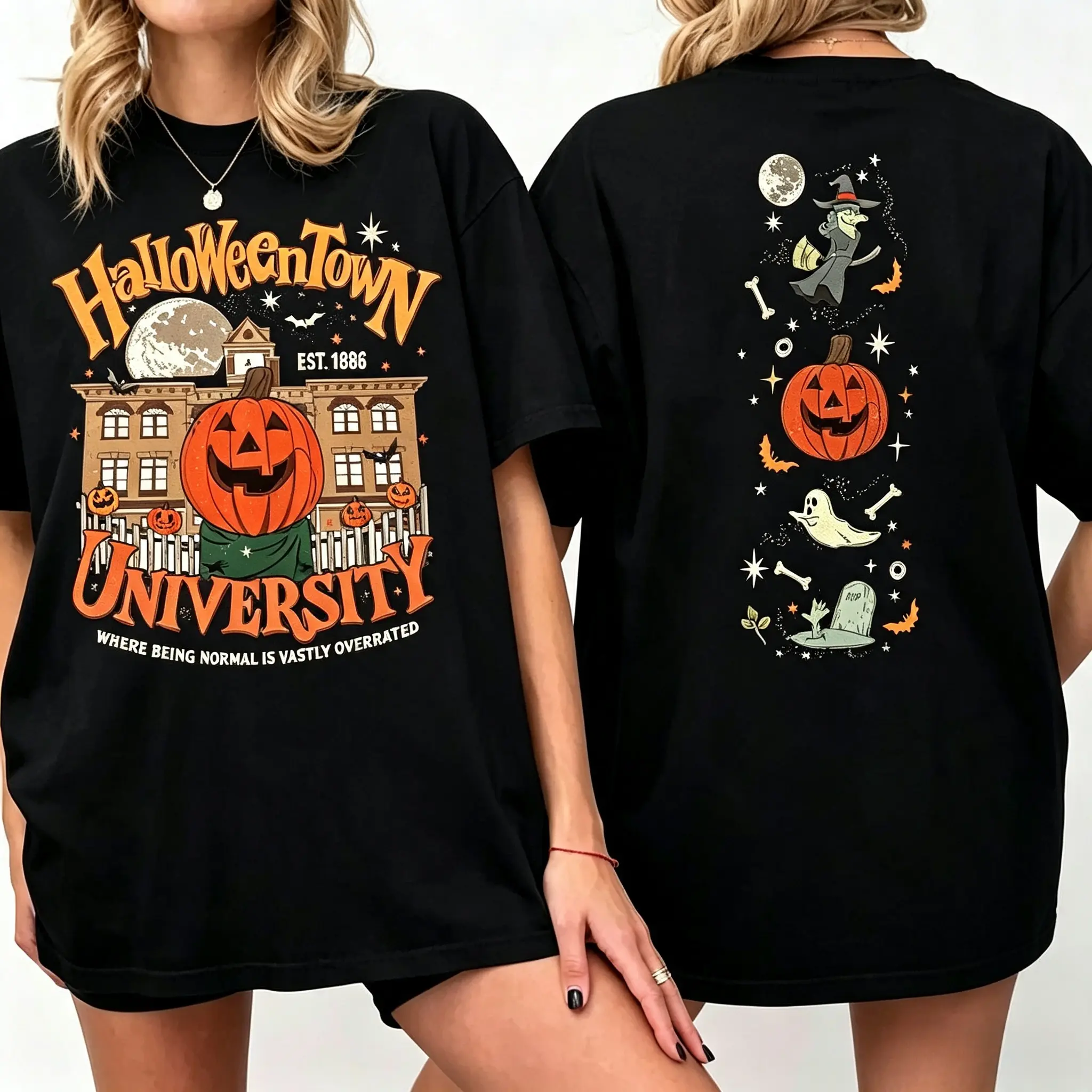 Halloweentown Est 1998 Shirt, Halloweentown University, Retro Halloweentown T-shirt, Cute Fall Shirt, Halloween Graphic Tee