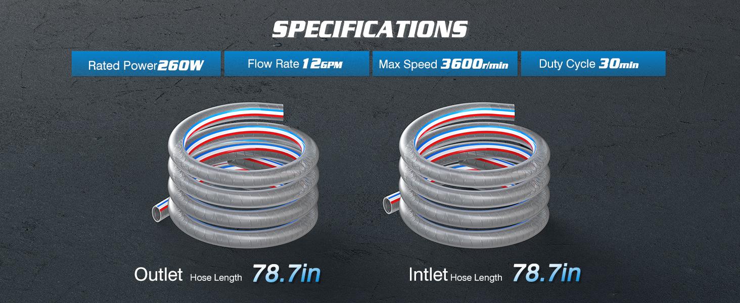 SEESII Fuel Transfer Pump Battery Powered, 21V Cordless Diesel Transfer Pump with 2X4.0Ah Battery, 12GPM Portable Self-Priming Diesel Pump Kit with Auto Shut Off Nozzle&Hose for Diesel,Kerosene, LD88 Black Friday Deals