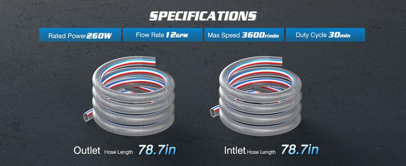 SEESII Fuel Transfer Pump Battery Powered, 21V Cordless Diesel Transfer Pump with 2X4.0Ah Battery, 12GPM Portable Self-Priming Diesel Pump Kit with Auto Shut Off Nozzle&Hose for Diesel,Kerosene, LD88 Black Friday Deals