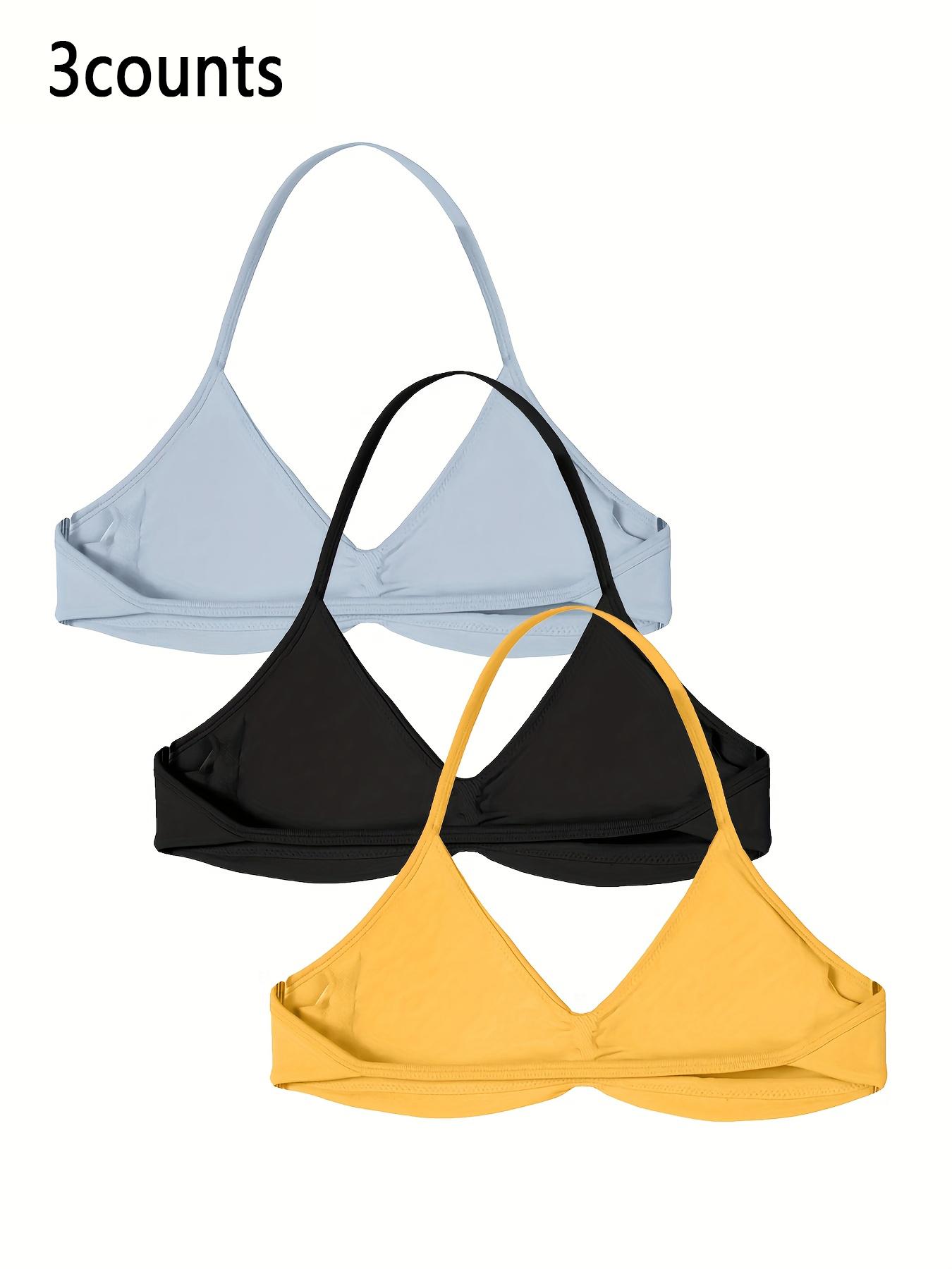 Women's Sexy Backless Sports Bra Set, High Elastic Nylon Fitness Bras, Comfortable Slimming Underwear, All Seasons Wear