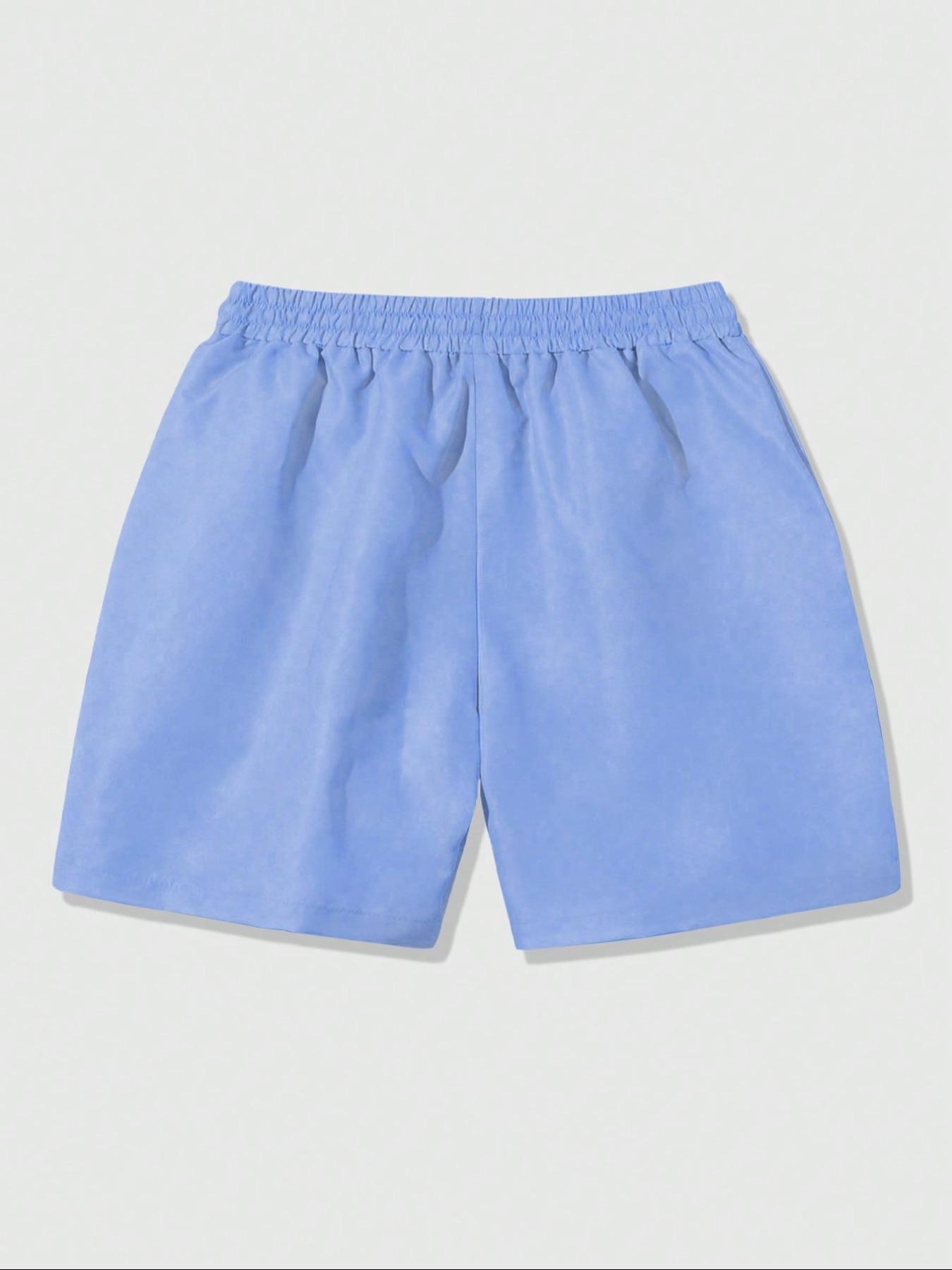 Men's Regular Fit Creative Print Lounge Shorts, Pajama Shorts, Casual Comfy Breathable Shorts for Daily Wear, Men's Sleepwear & Loungewear for All Seasons