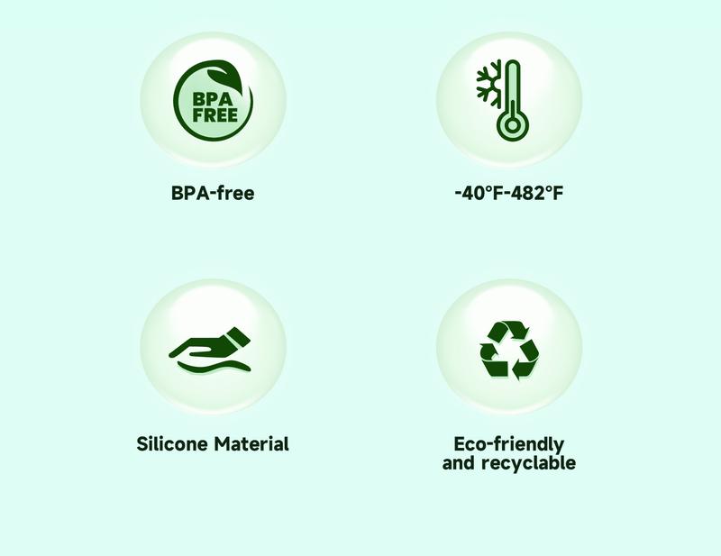 1 Pack Premium Silicone 3 Compartment Ice Cube Tray with Leak-Proof Lid - Car Handle Cup Shape for 30-50 Ounces, Reusable and Flexible Kitchen Ice Maker （BPA-Free) Home Bar Accessories Blue