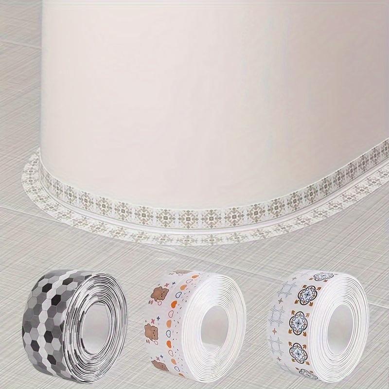 1pc Premium Acrylic Toilet Beauty Seam Stickers - Durable Leak-Proof Protection, Stylish Corner Guard for Bathroom Aisle, Sink & Stove Edge Sealing Strips, Waterproof Self Adhesive - Easy Application, High-Quality Finish
