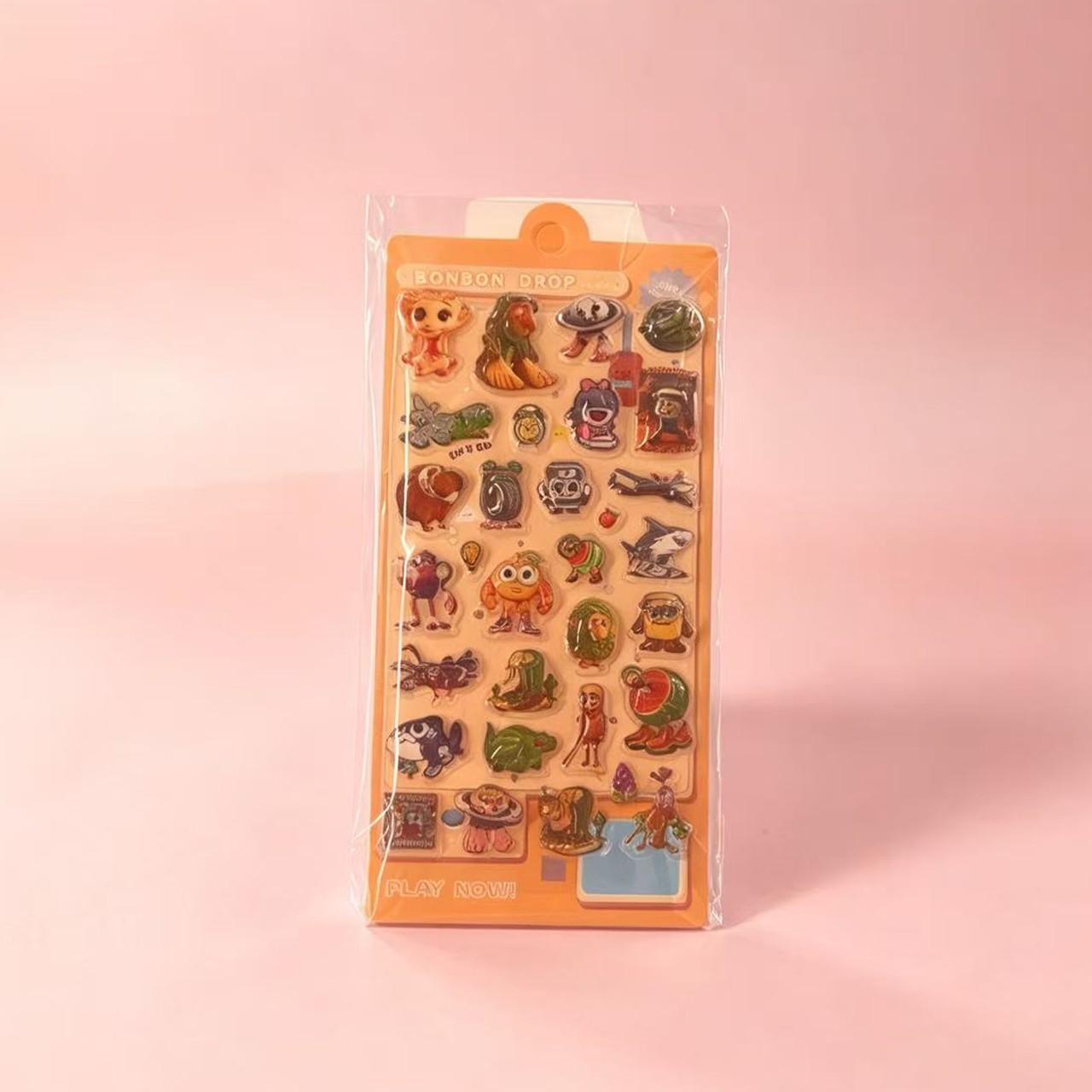 3D Resin Stickers, Fantasy Ancient Chinese Monsters, Cute Cartoon Bio Decor, DIY Phone Case, Water Bottle, Notebook, Craft Kit