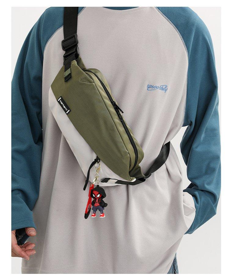 Sling Bag Crossbody Chest Bag, Lightweight Oxford Zip Bag, Waterproof Everyday Travel EDC Essential, TikTok Made Me Buy It