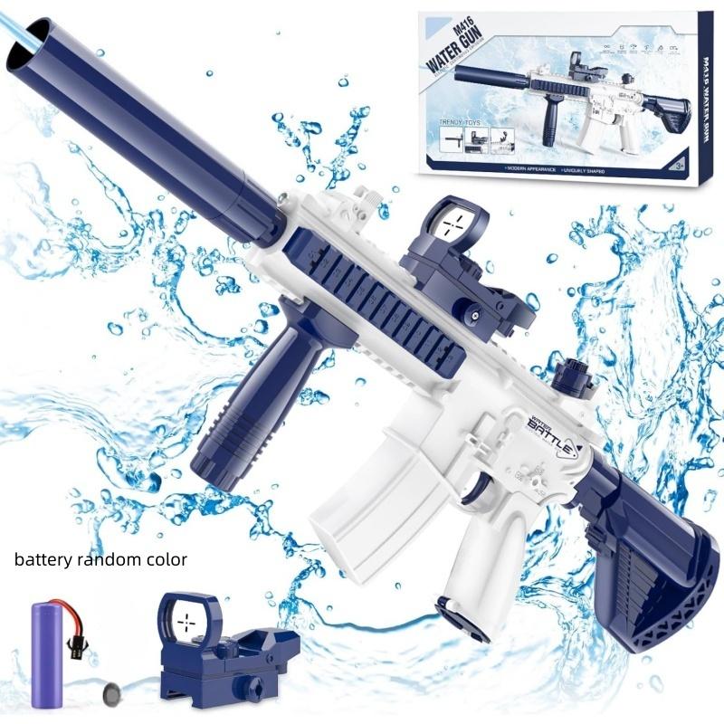 Rechargeable Large Electric Water Gun for Summer Parties, Outdoor Pool and Beach Fun, Lithium Battery Powered Toy for All Ages