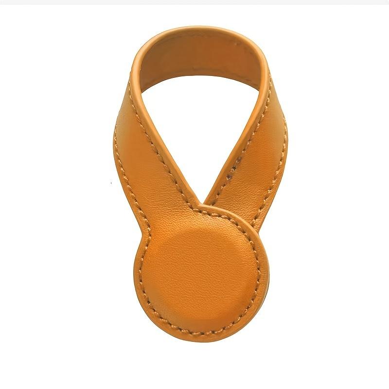 Imitation Leather Magnetic Hat Clip Outdoor Portable Hat Clip Keychain Pants Clip PU Hat Clip