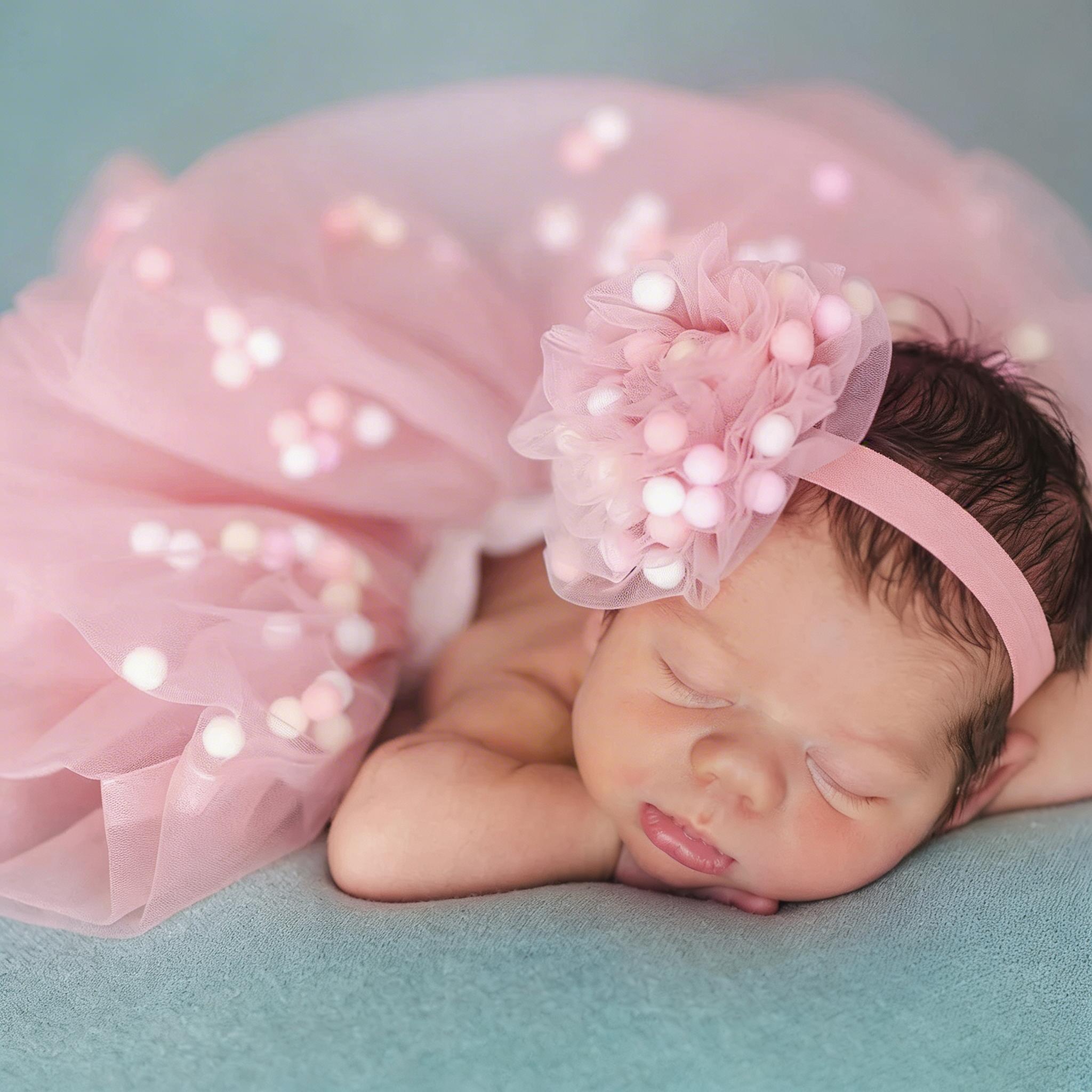Newborn Photography Princess Dress Set, Cute Multicolor Puffy Skirt, Baby Photo Shoot Costume, Doll Dress, Studio Shooting Clothing