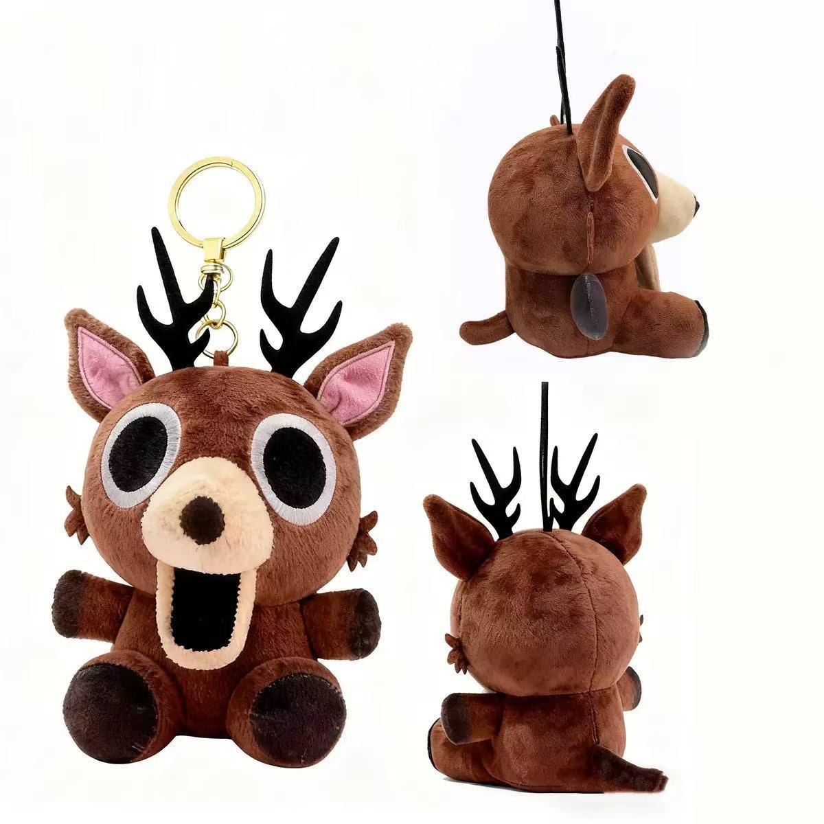 Forest 99 Nights Reindeer Plush Toy, Soft Stuffed Animal Doll, Cuddly Stuffed Animal, Perfect Gift for Birthdays & Festive Decor, Home Decoration Accessory