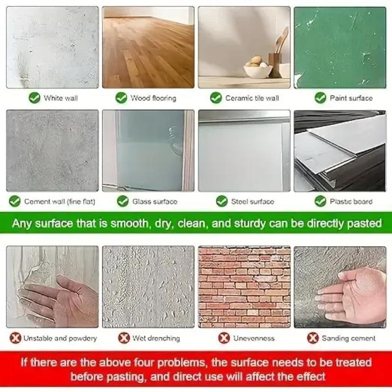 Self-adhesive 3D relief bumper soft wall panel, peel and stick, removable, soundproofing, safety protection, high-end leather wallpaper, for home decoration, bedroom, living room background, kitchen, 13.78inx13.78in