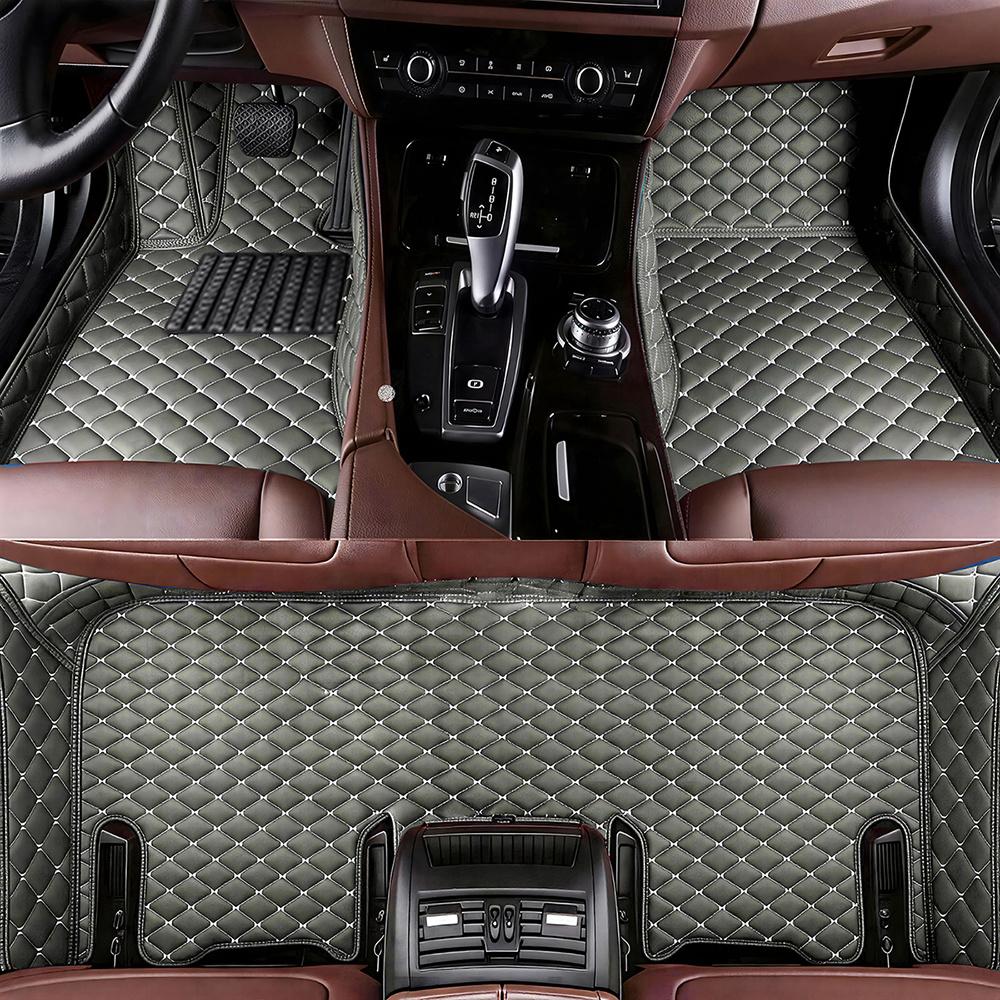 For BYD Seal 06 EV/DM-i PU leather left-hand drive car floor mat, 360 degree protection, car interior accessories, suitable for heavy weather, quick disassembly, cleaning and installation for daily use Automotive floor mats