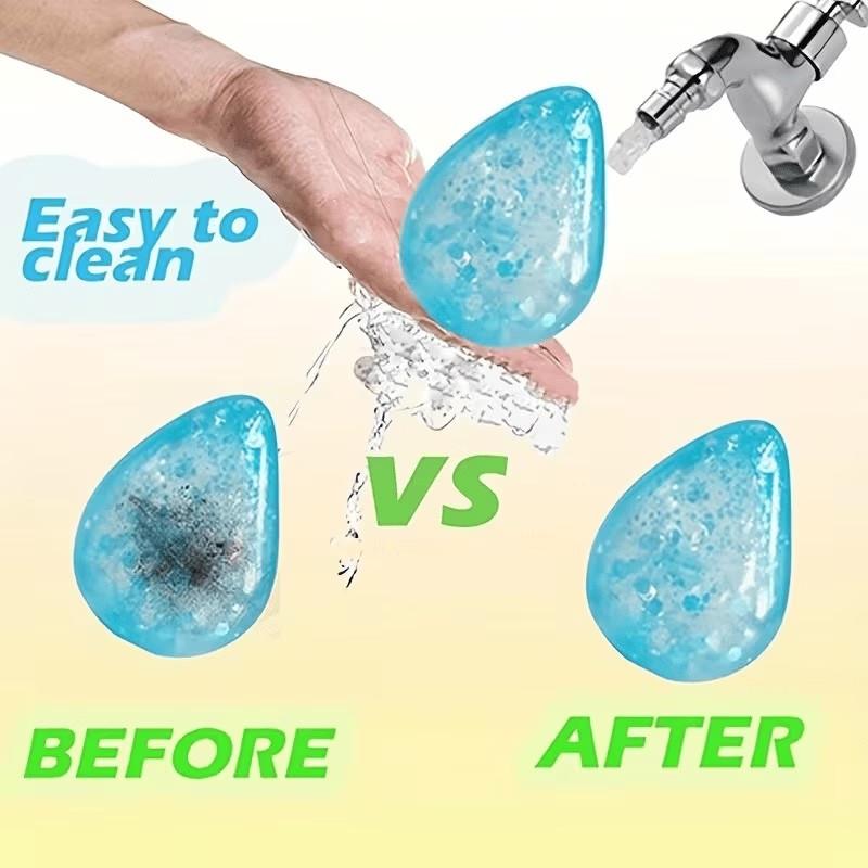 Colorful Crystal Simulated Water-Drop Squishy Toys, Soft & Fun Squeezable Toys, Ideal for Desk Decor & Classroom Rewards, Great Gifts