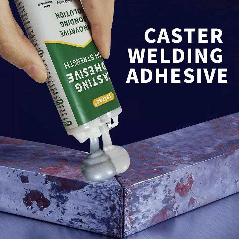 Jstree High-Temperature Metal Repair Adhesive, Cast Iron Aluminum Stainless Steel Strong Welding Glue, Waterproof Oilproof Leak Sealant 80g