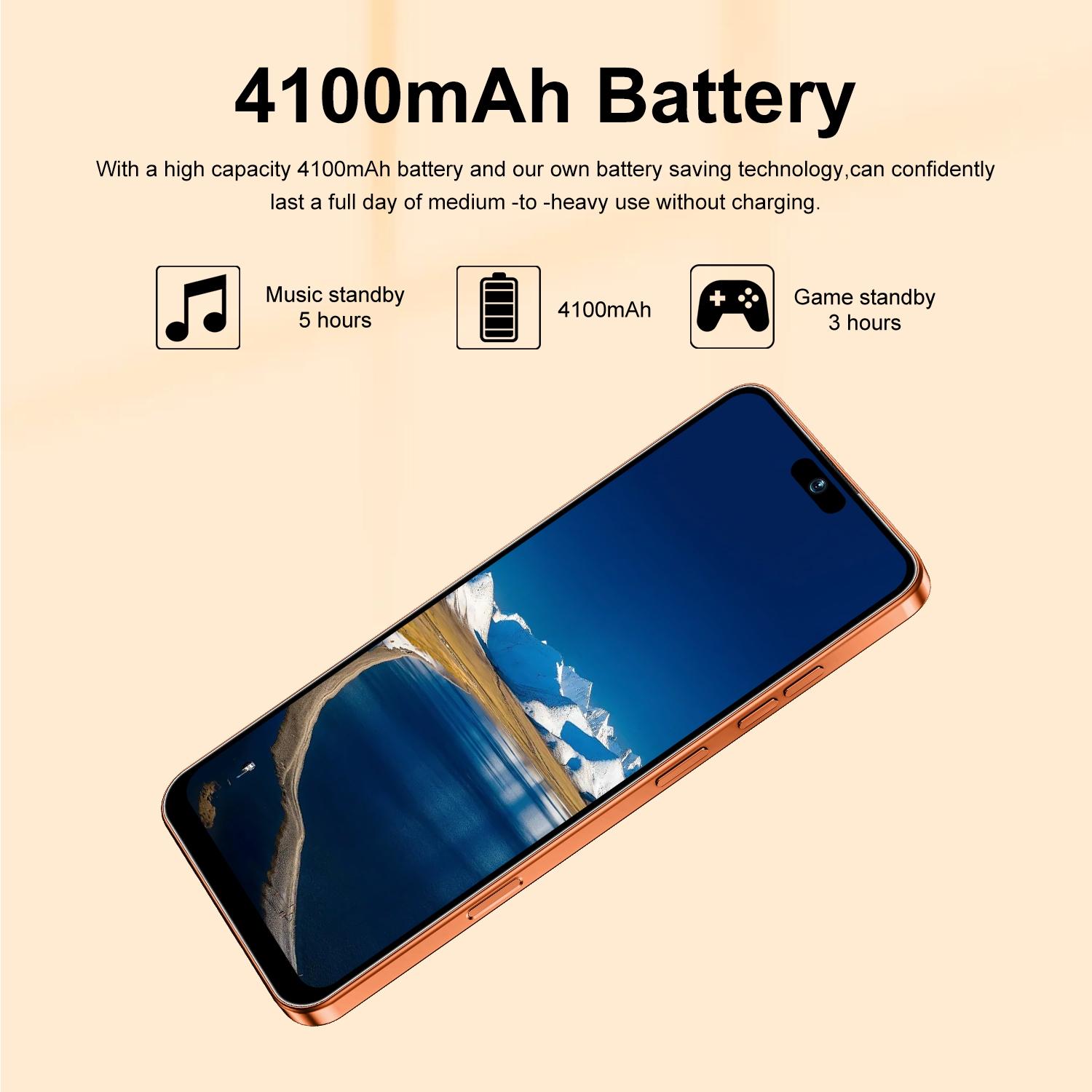Astarry-17 Pro Max Android Phone, 64GB Storage, 4GB RAM, 6.93-Inch HD Display, 4100mah Battery, Dual Sim, 5+13mp Camera, Face ID, WiFi, TF Card Support, Large Screen Smartphone, Android Mobile Smartphone, Cell Phone
