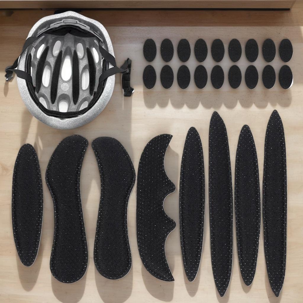 Universal Helmet Padding Kit, 27-Piece Sealed Sponge Foam Replacement, Ideal for Motorcycles & Bicycles, Comfortable and Durable