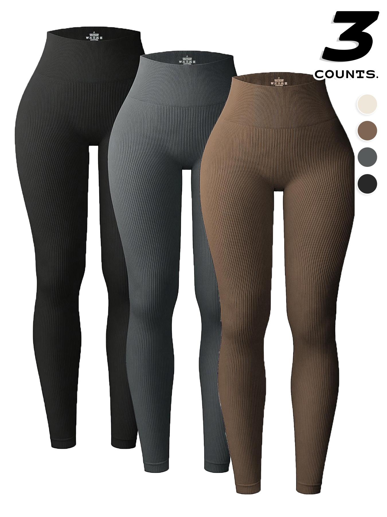 Women's High-Waisted Striped Yoga Pants, Elastic Running Fitness Tight-Fit Leggings, Suitable for Gym & Daily Wear, Durable Comfortable, High Waist Stretchy, Gym Workout Leggings