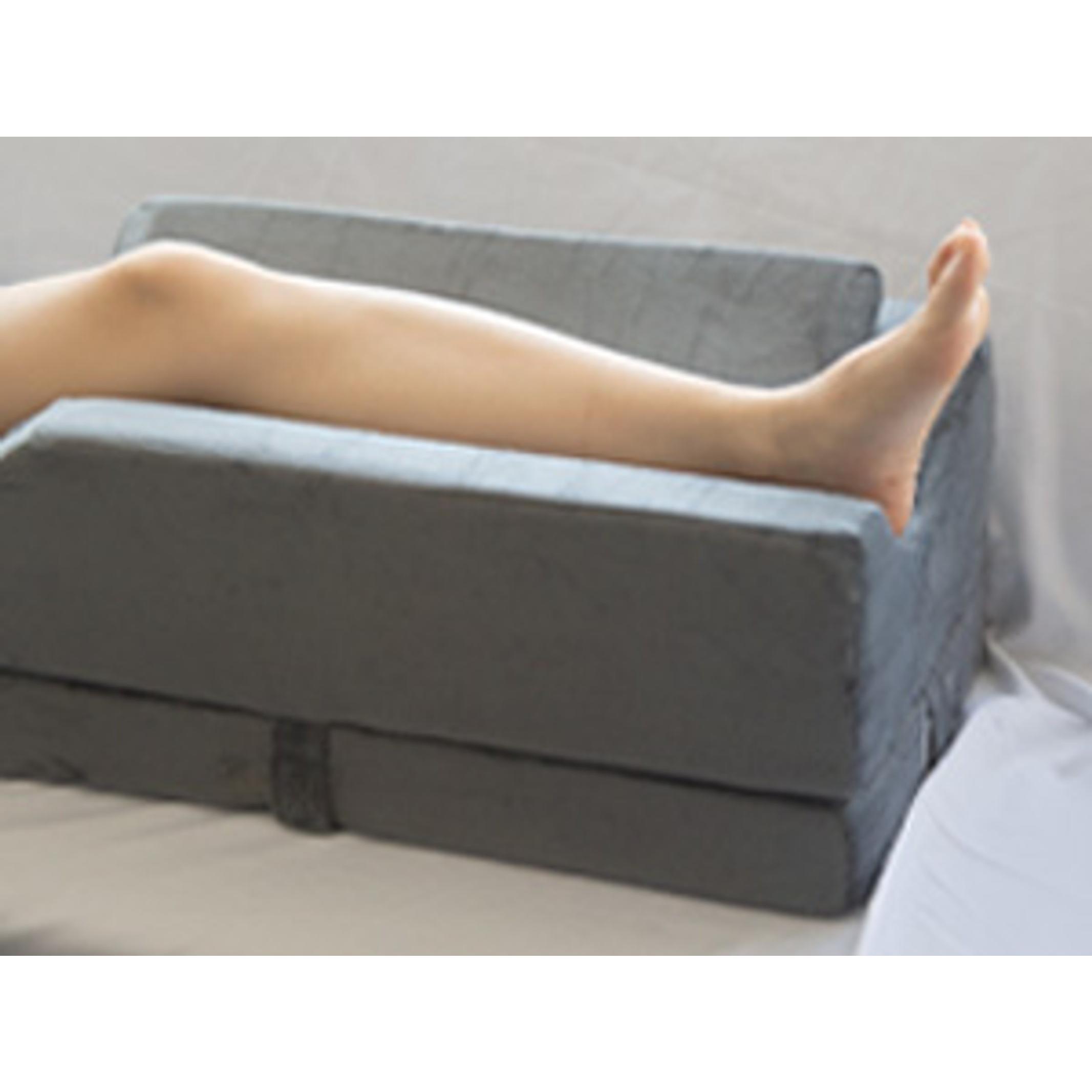 4-Height Adjustable Leg Elevation Pillows for After Surgery, Injuries, or Rest, Memory Foam Leg Pillows for Sleeping with 3 Handles and Insert Pad, Washable Velvet Cover 4-Height Adjustable Leg Elevation Pillows for After Surgery, Injuries, or Rest, Memory Foam Leg Pillows for Sleeping with 3 Handles and Insert Pad, Washable Velvet Cover