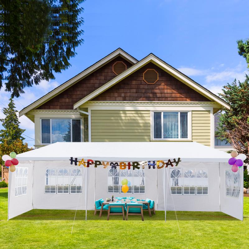 10x20/30ft Outdoor Canopy, Outdoor Gazebo Shelter for Party Wedding BBQ Events with Removable Sidewalls, Waterproof Shelter