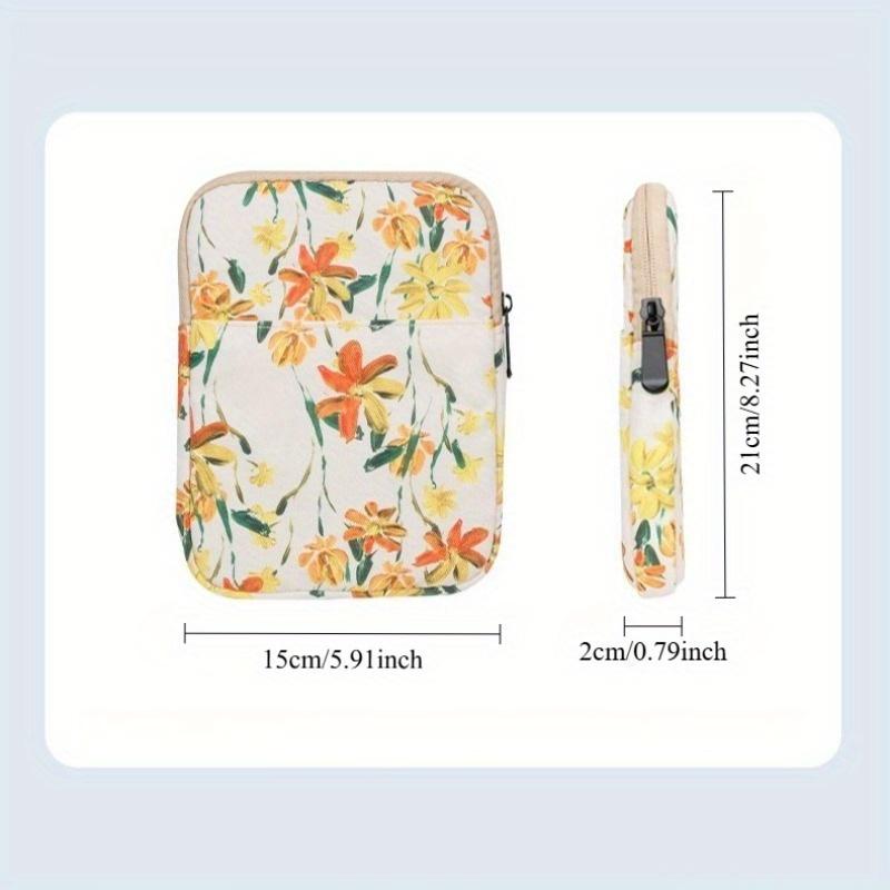 Portable 7-Inch e-Reader Sleeve, Shockproof Protective Kindle Case, Tablet Sleeve Pouch, Preferred Gift