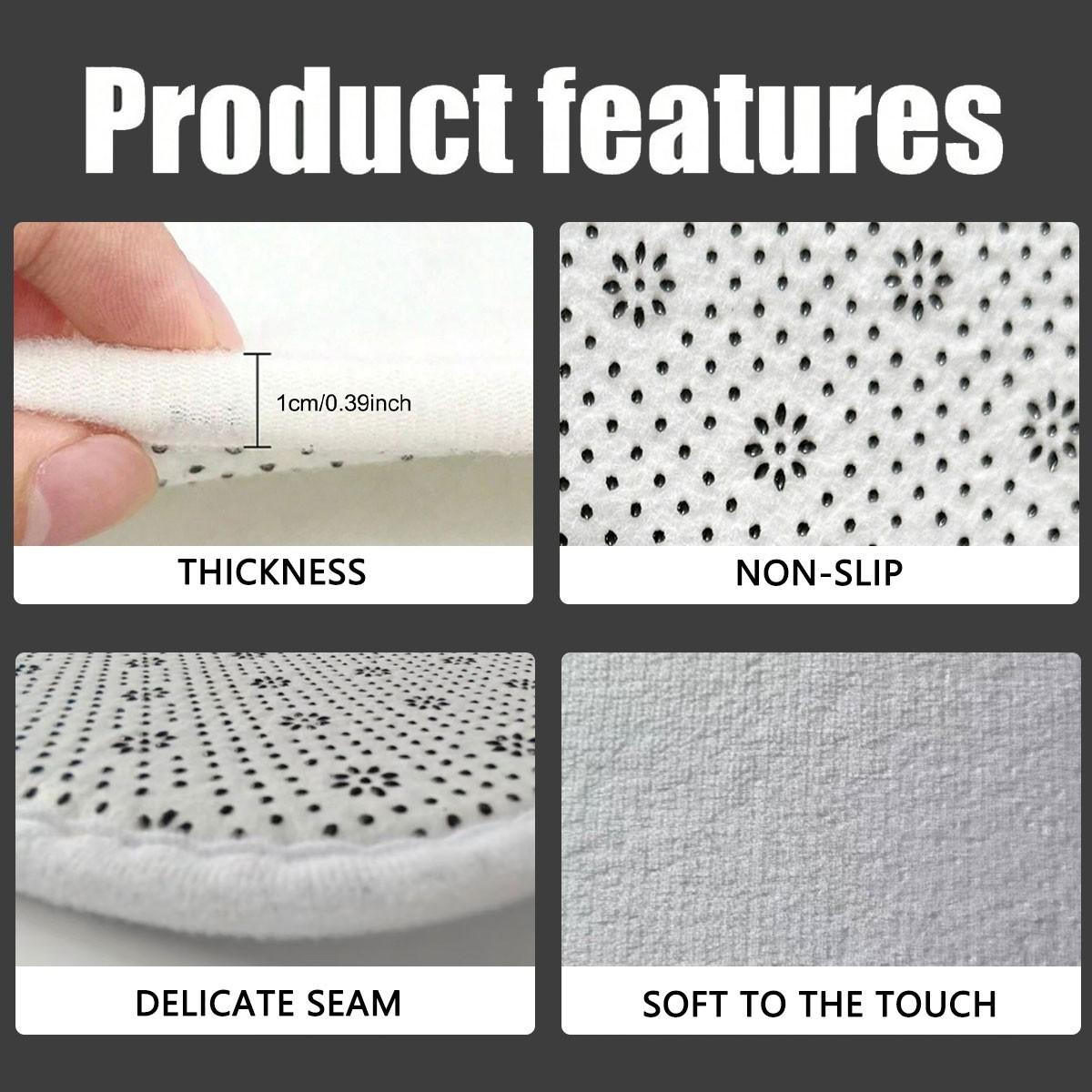 1pc Welcome Lemon-Frame Solid Minimalist Flannel 100% Polyester ENTRANCE MAT, foyer/aisle/door light absorb light slip-safe, fold-flat space-save, fruit-lover flex lay, machine-wash gentle fade-free gift-ready