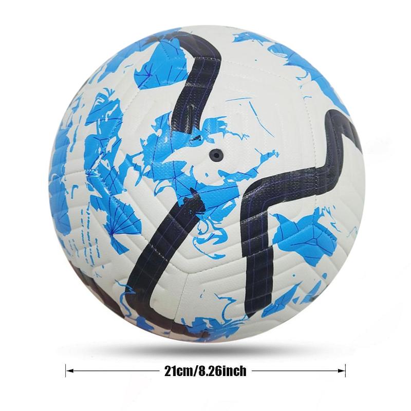 5 Size PU Football, Entertainment Training Ball, Suitable for Teens and Adults, Includes Net Bag, Pump, Two Needles, Soccer Balls