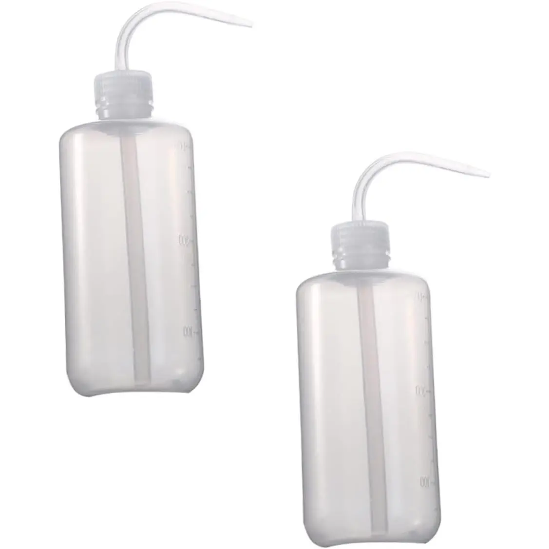 2pcs Plastic Bird Cage Water Adding Bottle Capacity Water Pot for Pet Birds, Easy Squeeze Design Compact and Convenient Waterer for Parakeets