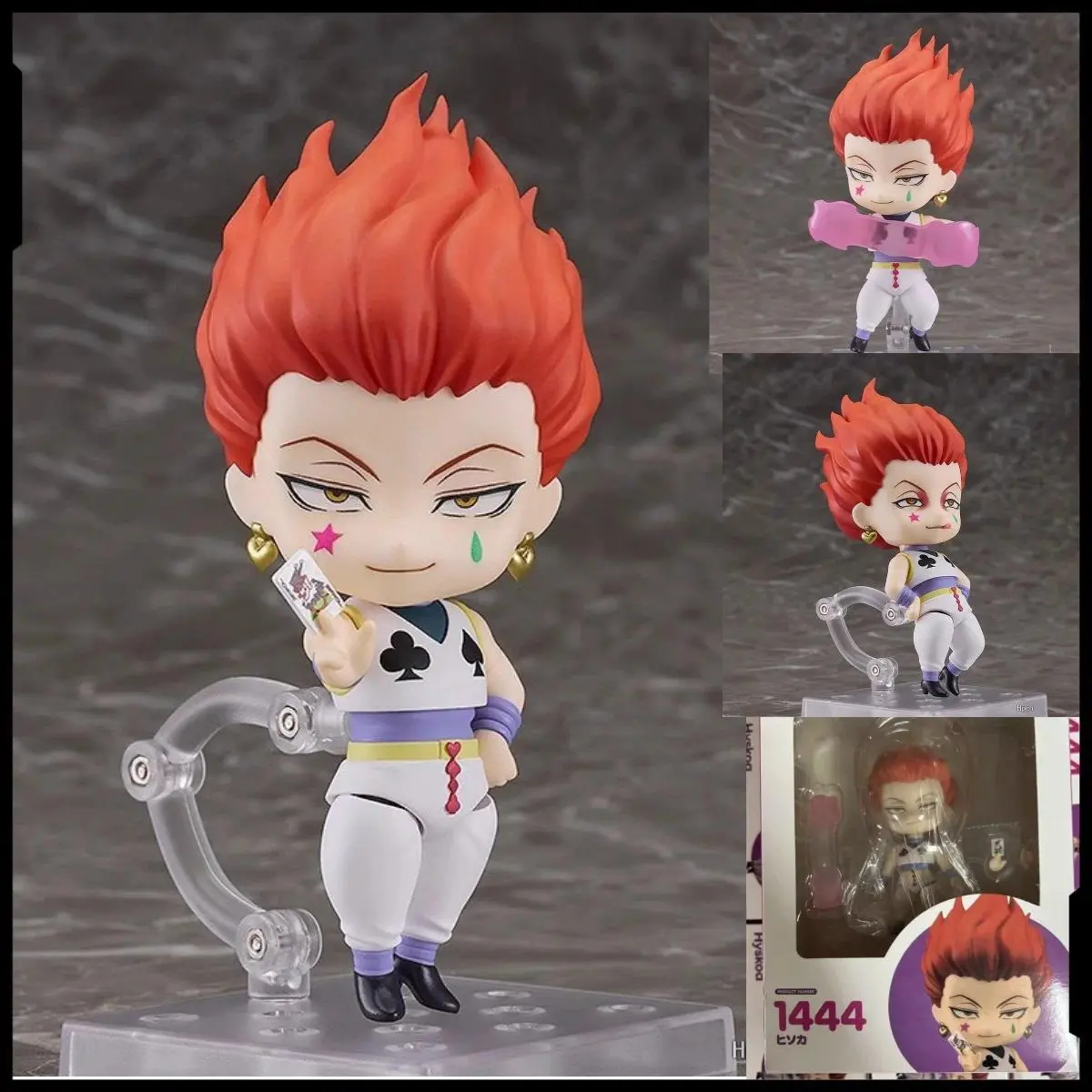Hunter x Hunter Face-Changing Nendoroid Action & Toy Figures, 10cm High 13.5*9*17.5cm Boxed Model Ornaments, House Decoration Toys for 12 Years Above, Children Development, Comics