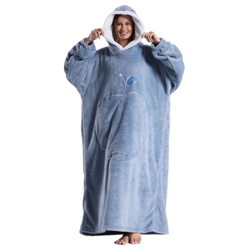 Oversized Blanket Hoodie, Hooded Blanket for Women, Solid color Ultra Soft Warm Wearable Blanket Sweatshirt Women Men Adult, Soft Cozy Blanket, Gift for Ladies, Christmas Gift Valentine's Day gift,Christmas Gifts For GF