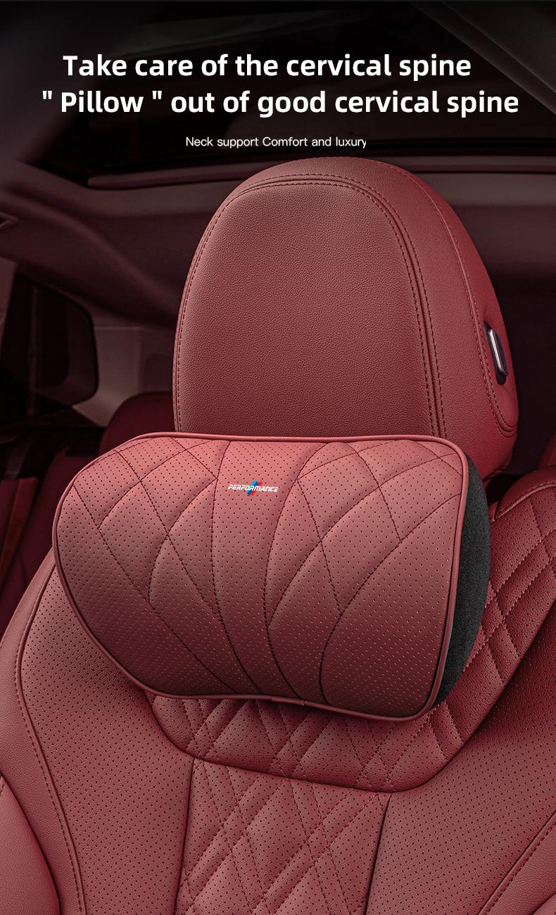 Car Memory Foam Headrest For BMW Performance F25 F26 F15 F16 E90 E91 E92 E60 E84 G22 G32 F13 F36 G30 G20 G11 G12 F80 F82 F90